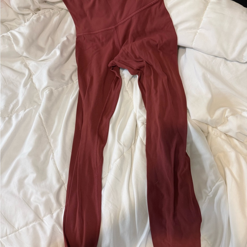 lululemon athletica Red Leggings
